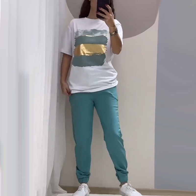 💥🍃 Conjunto Casual Chic de Dos Piezas - Cómodo y elegante ✨-ES