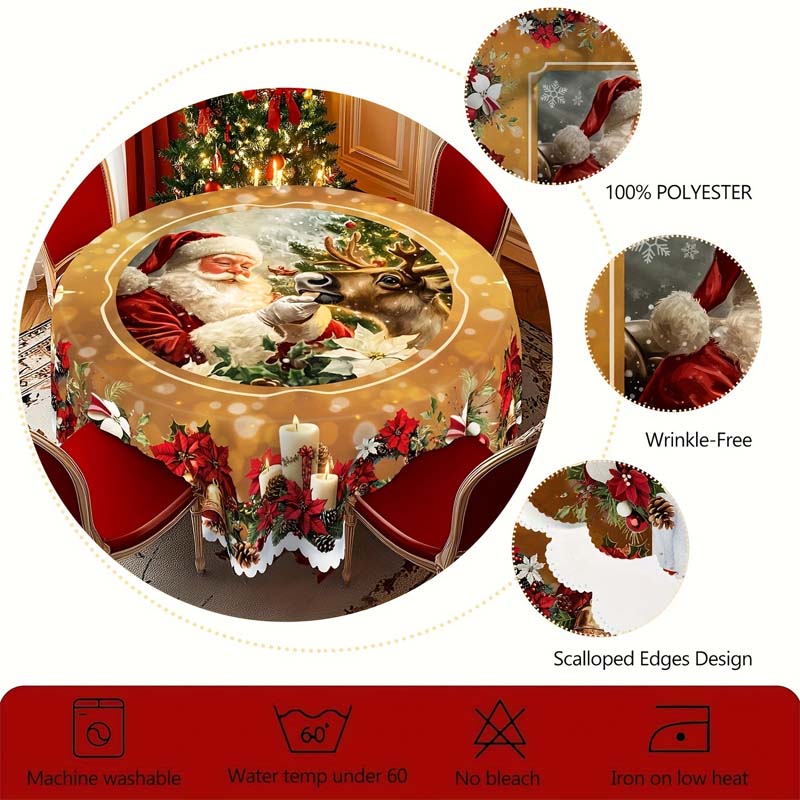 🎄🎅Dekoratyvinė kalėdinė staltiesė-LT