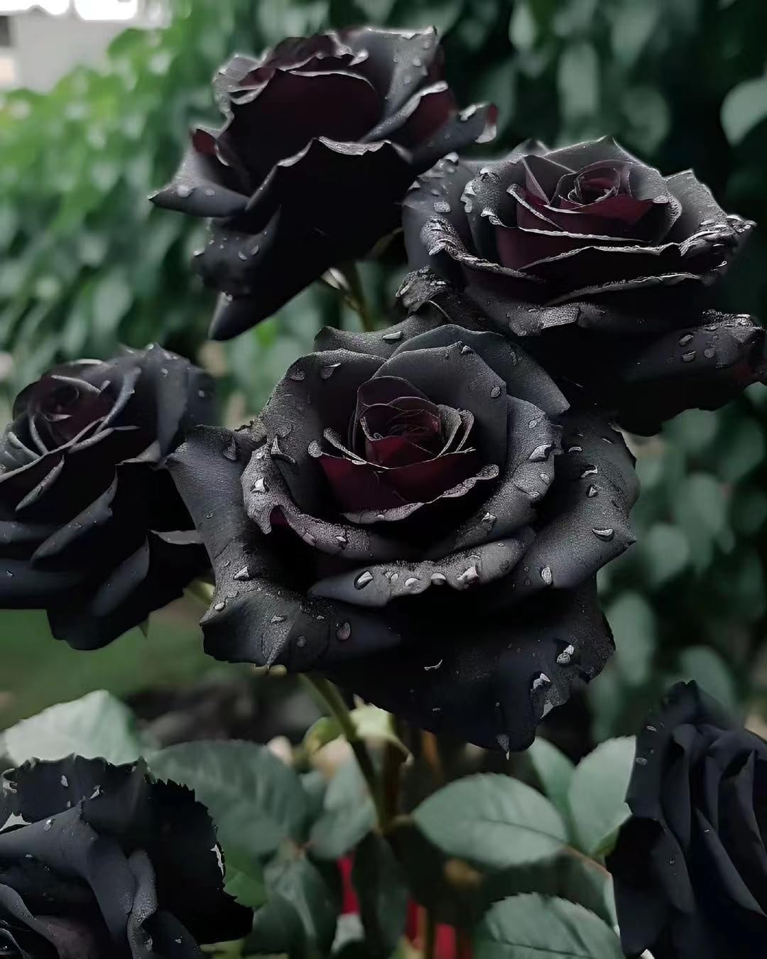 Rijetko sjeme crne ruže za sadnju, sorta heirloom, bez GMO-a. Preko 200 prekrasnih sjemenki cvijeća za kućni vrt. Bonsai.-HR