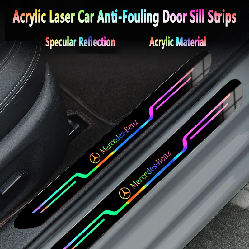 Tiras protectoras antiincrustantes para umbrales de puertas de coche 🎉 4 piezas🎉-ES