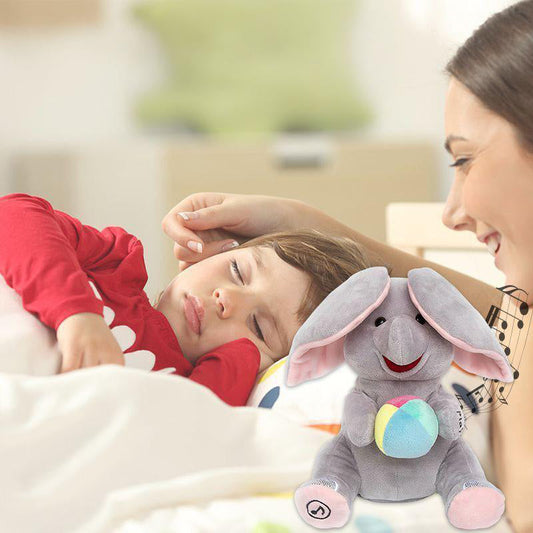 🎁🐘 Un lindo elefante de peluche para jugar a las escondidas.-ES