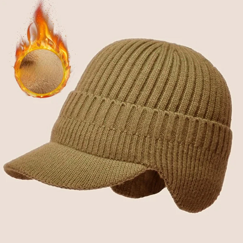 Un gorro de punto elástico y cálido que protege tus orejas ☃️-ES