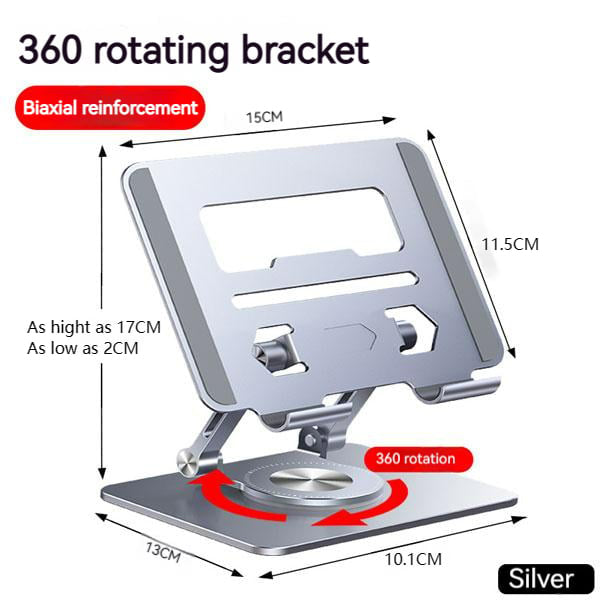 Soporte giratorio de aleación de aluminio para portátil-ES