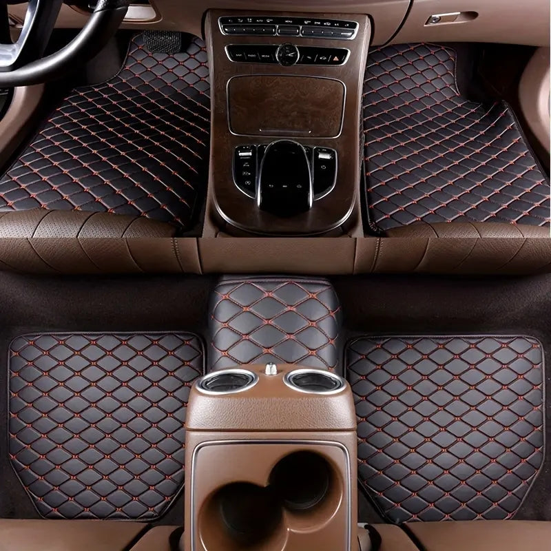 🔥Uniforma za sve automobile🔥5 komada nepromočivih kožnih patosnica-HR