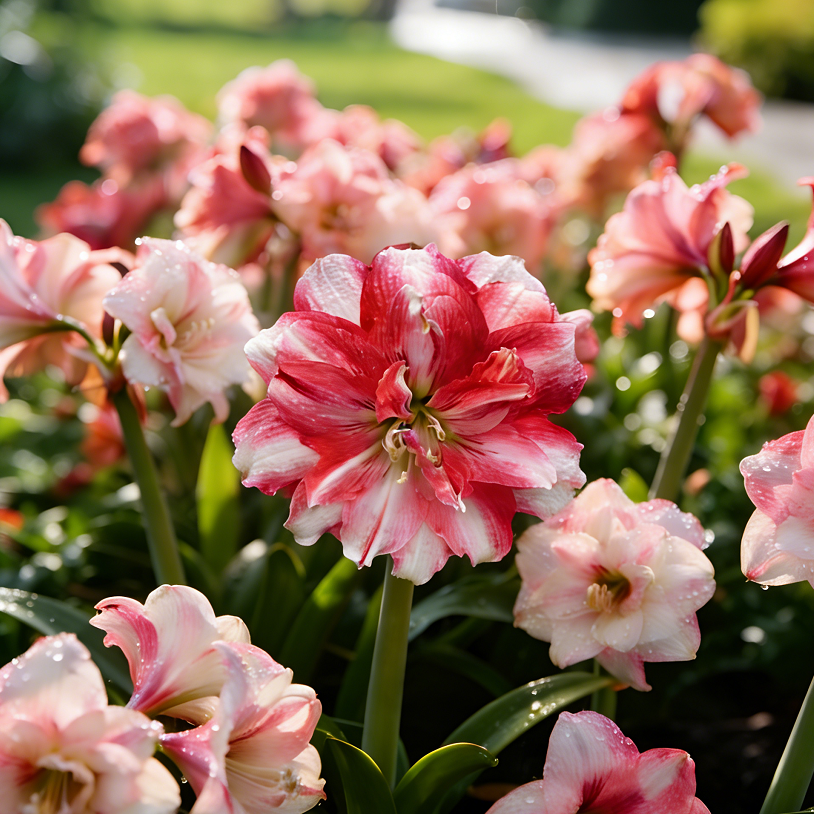 🌺Dvigubos amarilės su gėlių kvapu – žydi per 40 dienų-LT