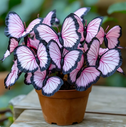 💥 Nuevas Begonias 🦋 Semillas de Begonia Mariposa 🌱 Bonsáis como nunca antes los habías visto-ES