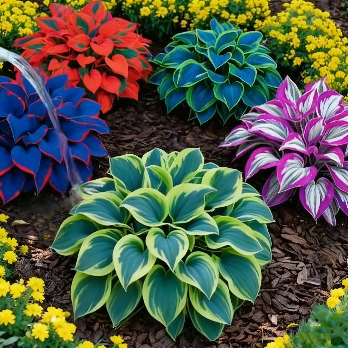 🌼 Semillas mixtas de hosta: Un toque de color para cada estación.-ES