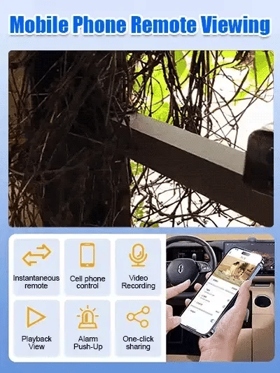 W03 Pametna WiFi sigurnosna kamera – 1080P HD, noćni vid, detekcija pokreta, niska potrošnja energije-HR