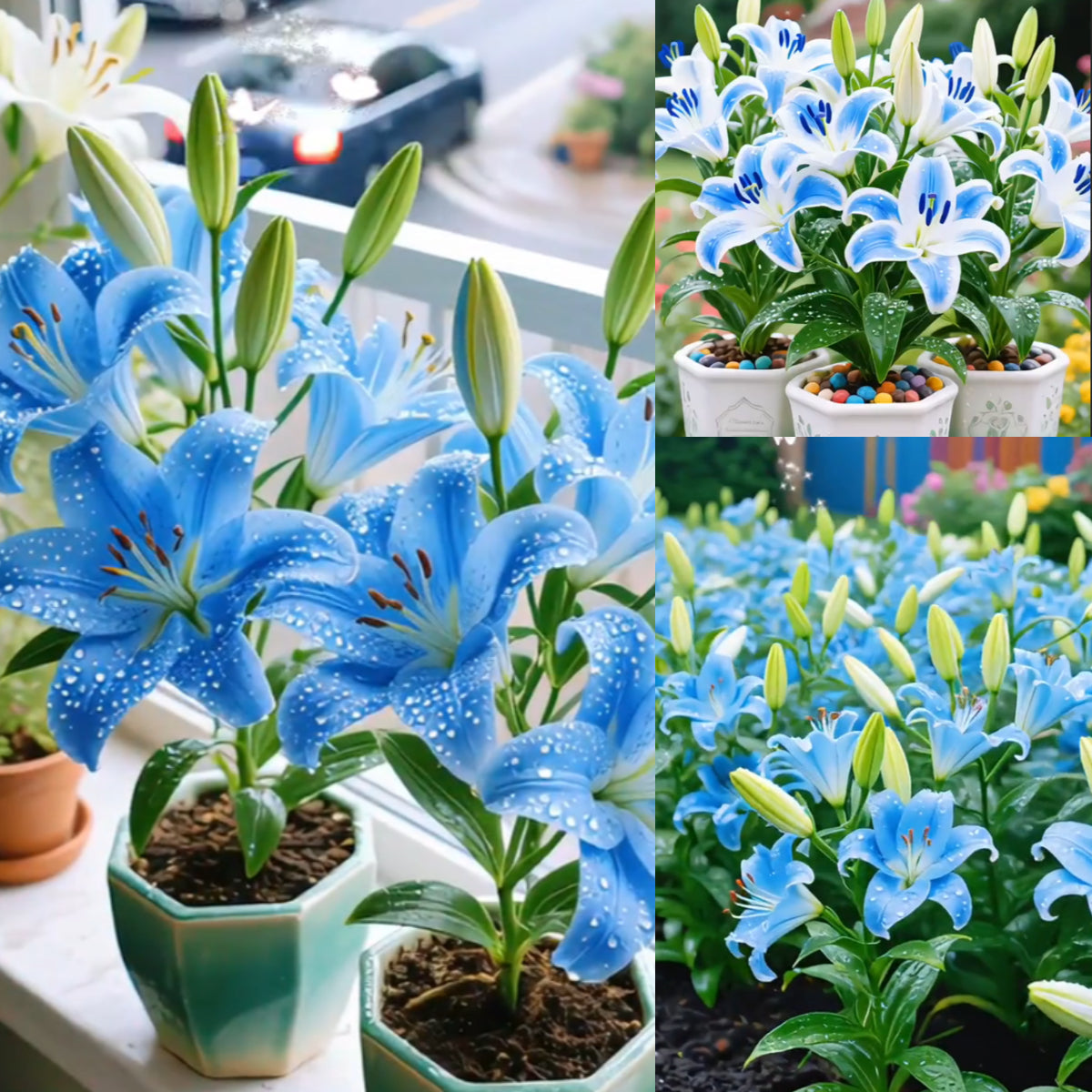 Crni čarobni ljiljan 🌺Lukvice parfemskog ljiljana - svježe i slatke-HR