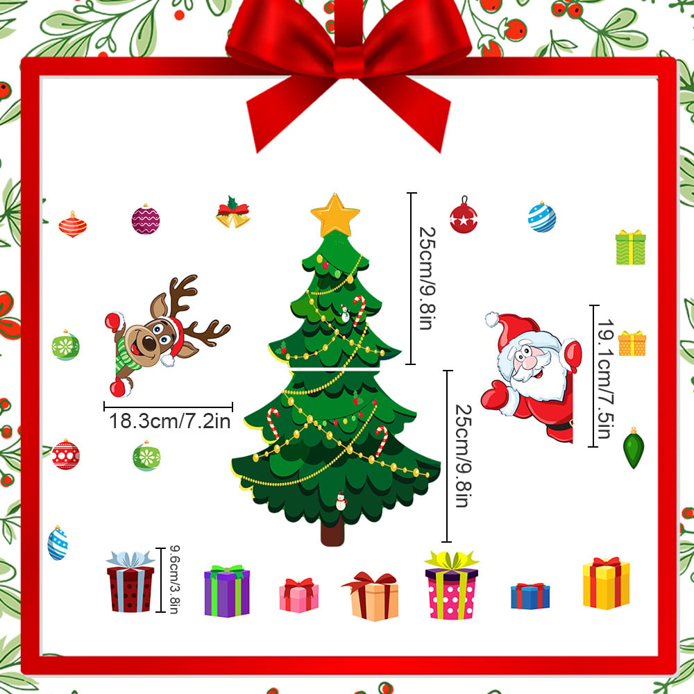 🎁🎅 Kalėdinis magnetinis lipdukas🎄-LT