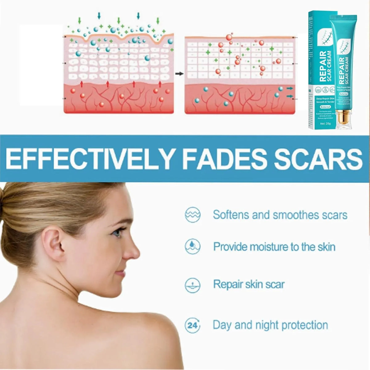 🔥Paskutinė diena su 50 % nuolaida – 🩹Alcuras® pažangus randų atstatomasis kremas✨-LT