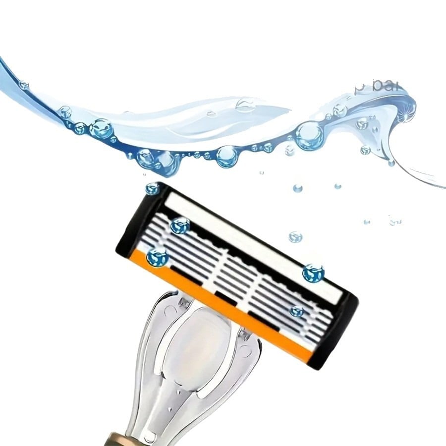 🎉Oferta de Año Nuevo – 49% de descuento🔥24/48 cuchillas de repuesto para maquinilla de afeitar para hombre con mango-ES