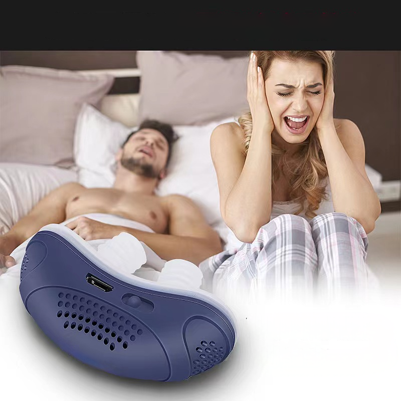 Jauns mini CPAP aparāts bez šļūtenes, bez maskas, pretkrākšanas ventilators-LV