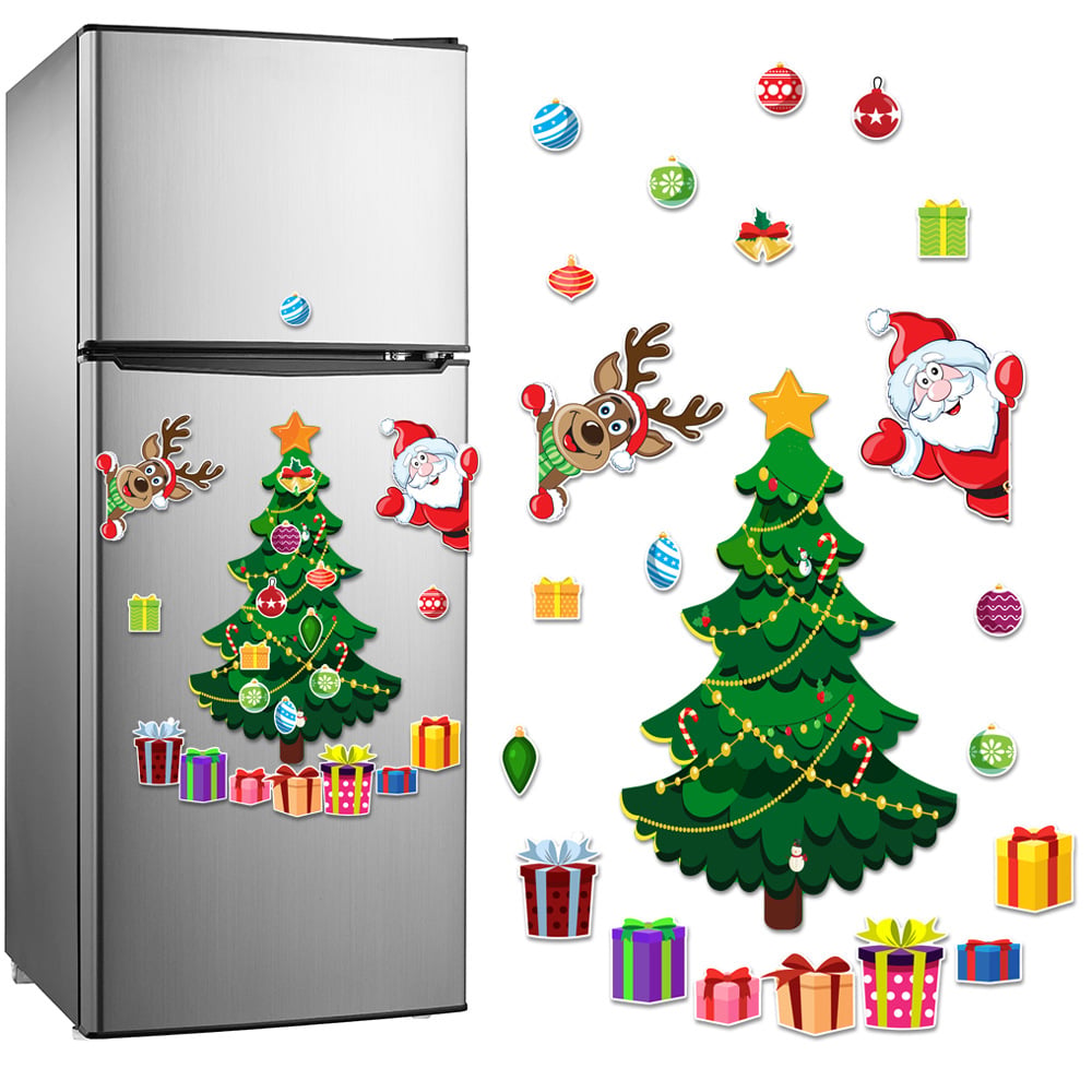 🎁🎅 Kalėdinis magnetinis lipdukas🎄-LT