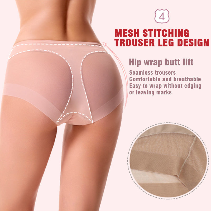 💞 Braguitas moldeadoras de seda Ice con cintura alta👙-ES