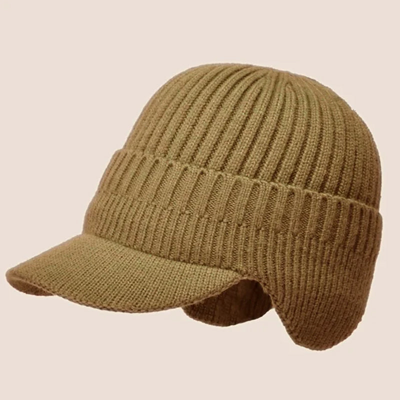 Un gorro de punto elástico y cálido que protege tus orejas ☃️-ES