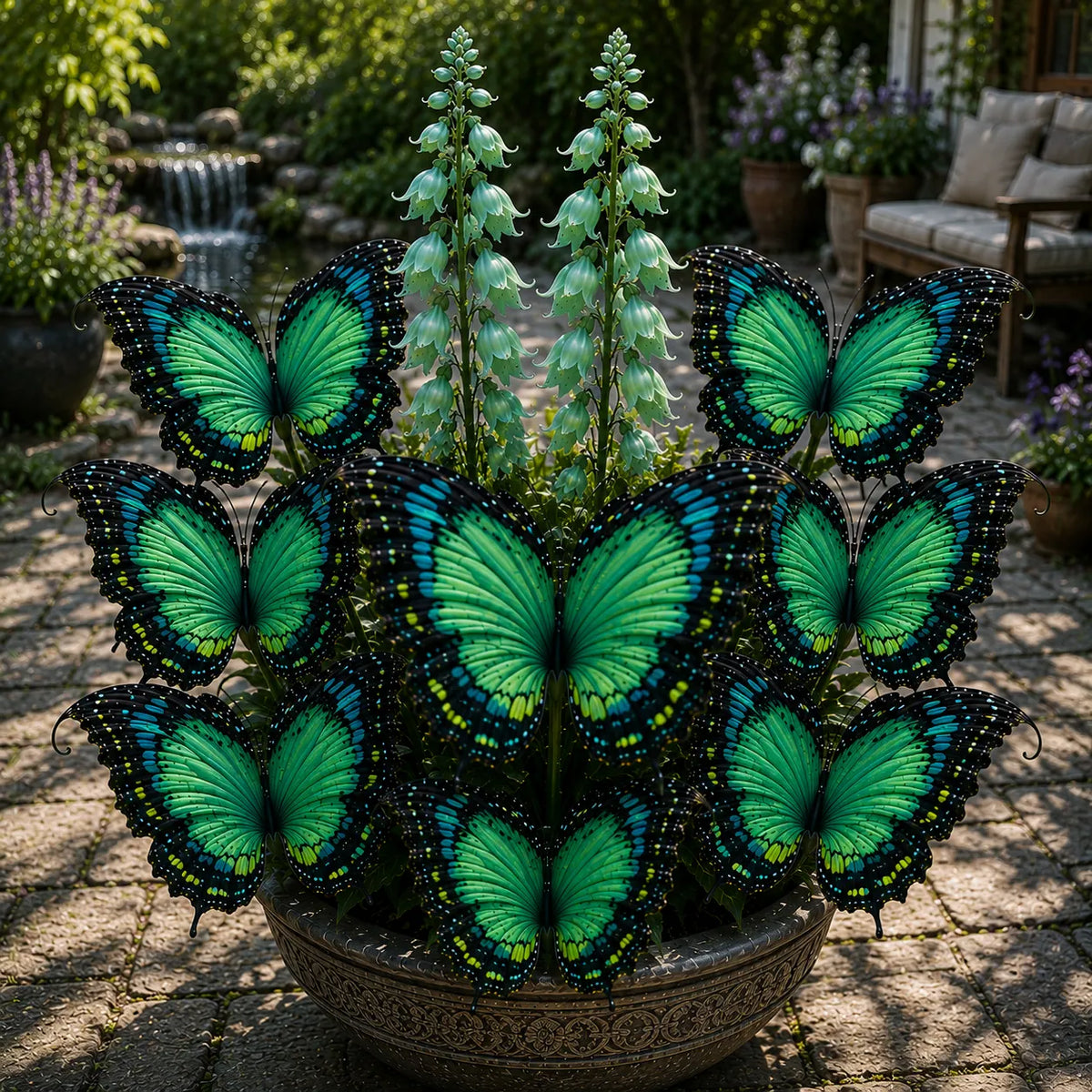 🦋 Bulbos de Hosta Jardín de Mariposas - 🌸Una hosta que parece un jardín lleno de mariposas-ES