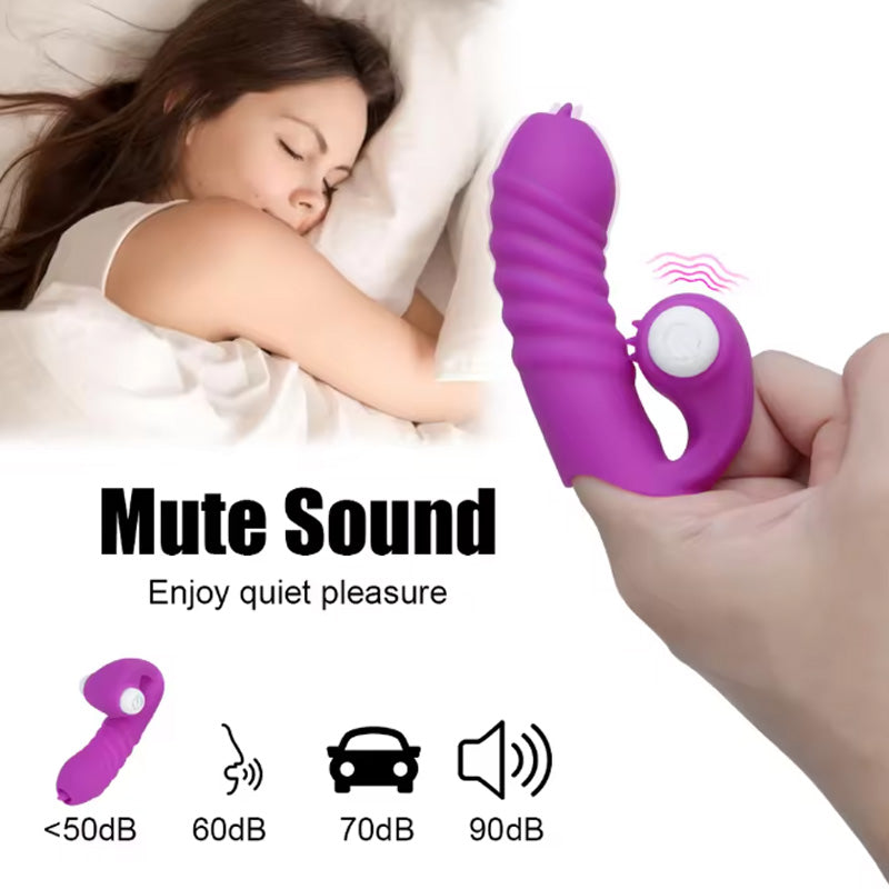 Vibrirajući rukav za prste koji liže jezik-HR
