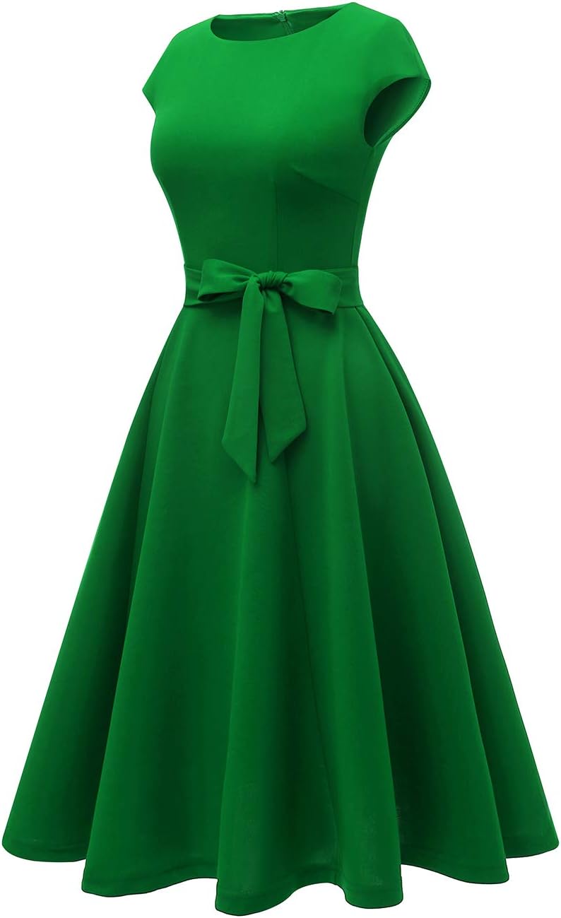 Vestidos de cóctel DRESSTELLS para mujer, vestidos de novia formales, vestidos de fiesta modestos para recepción en la iglesia en 2025-ES