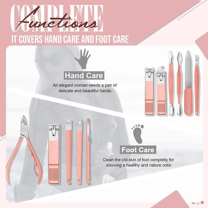 Set de cuidado de uñas 16 piezas (10 colores)-ES