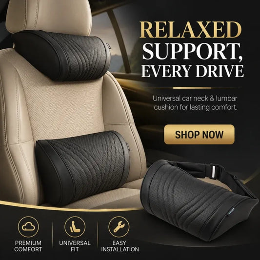 ⭐Premium jastuk za naslon za glavu i lumbalnu potporu za autosjedalicu-HR
