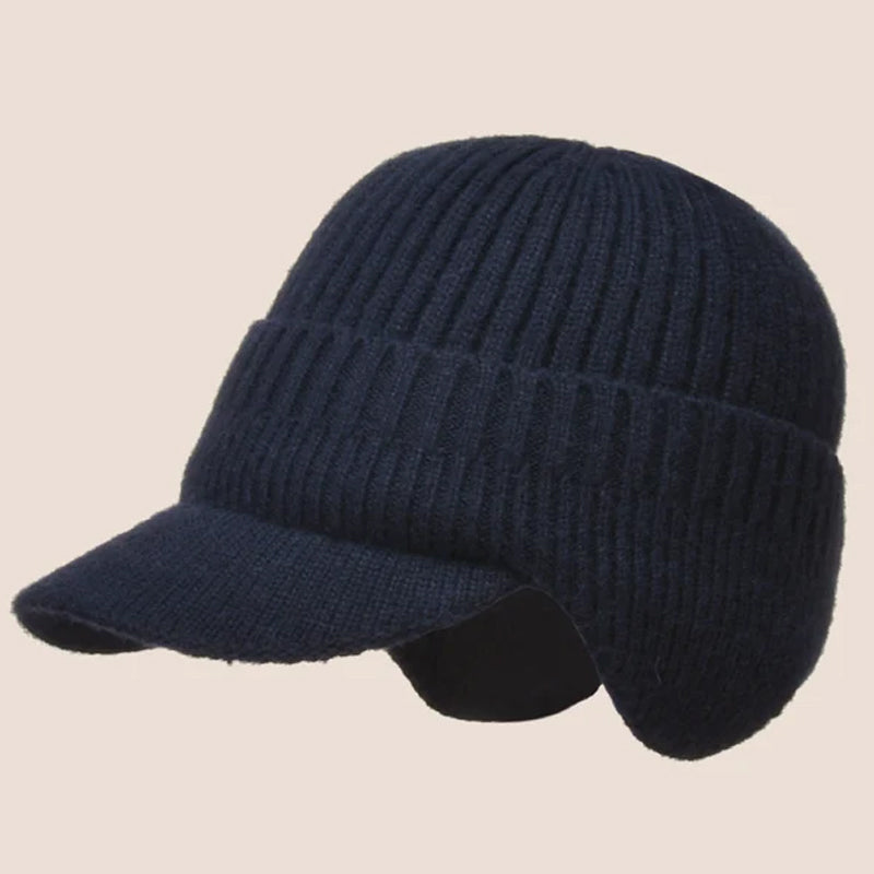 Un gorro de punto elástico y cálido que protege tus orejas ☃️-ES