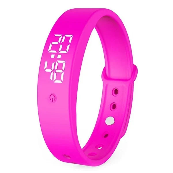 ⌚ ¡AHORA CON UN 50 % DE DESCUENTO! ❤️ Pulsera inteligente de salud: monitor de actividad física, monitor de frecuencia cardíaca y podómetro 🏃-ES