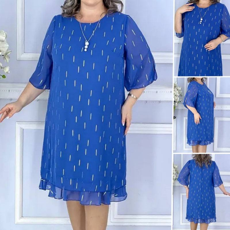 Vestidos estampados sueltos, ligeros, elegantes y encantadores.-ES
