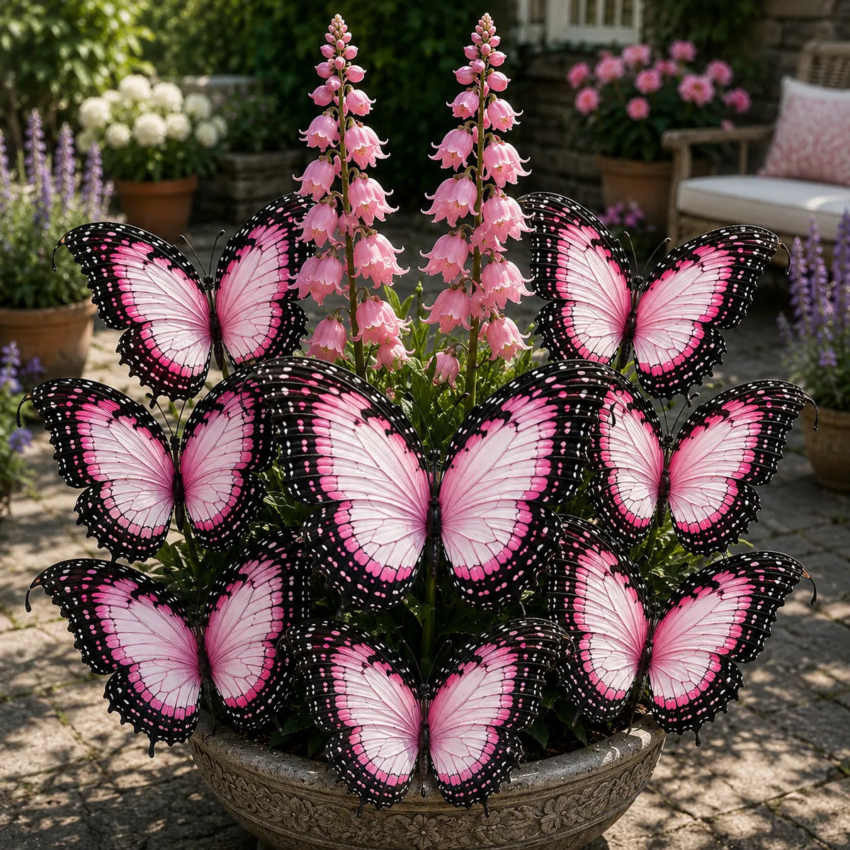 🦋 Bulbos de Hosta Jardín de Mariposas - 🌸Una hosta que parece un jardín lleno de mariposas-ES