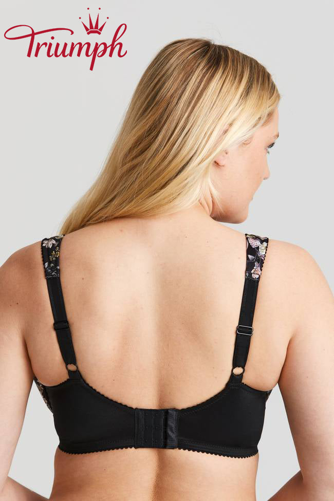 Triumph® trodijelni grudnjak💖 od čipke s cvjetnim vezom-HR