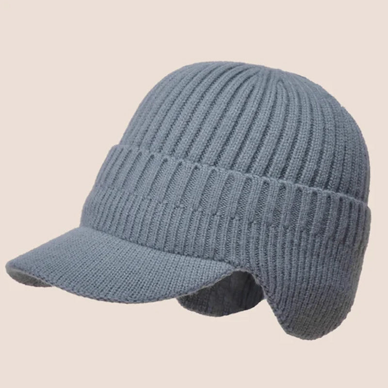 Un gorro de punto elástico y cálido que protege tus orejas ☃️-ES