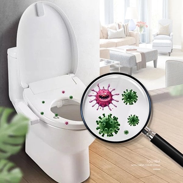 🛡️ ¡Por tu salud! 🌿 Protector de asiento de inodoro desechable y biodegradable de plástico 🥰-ES