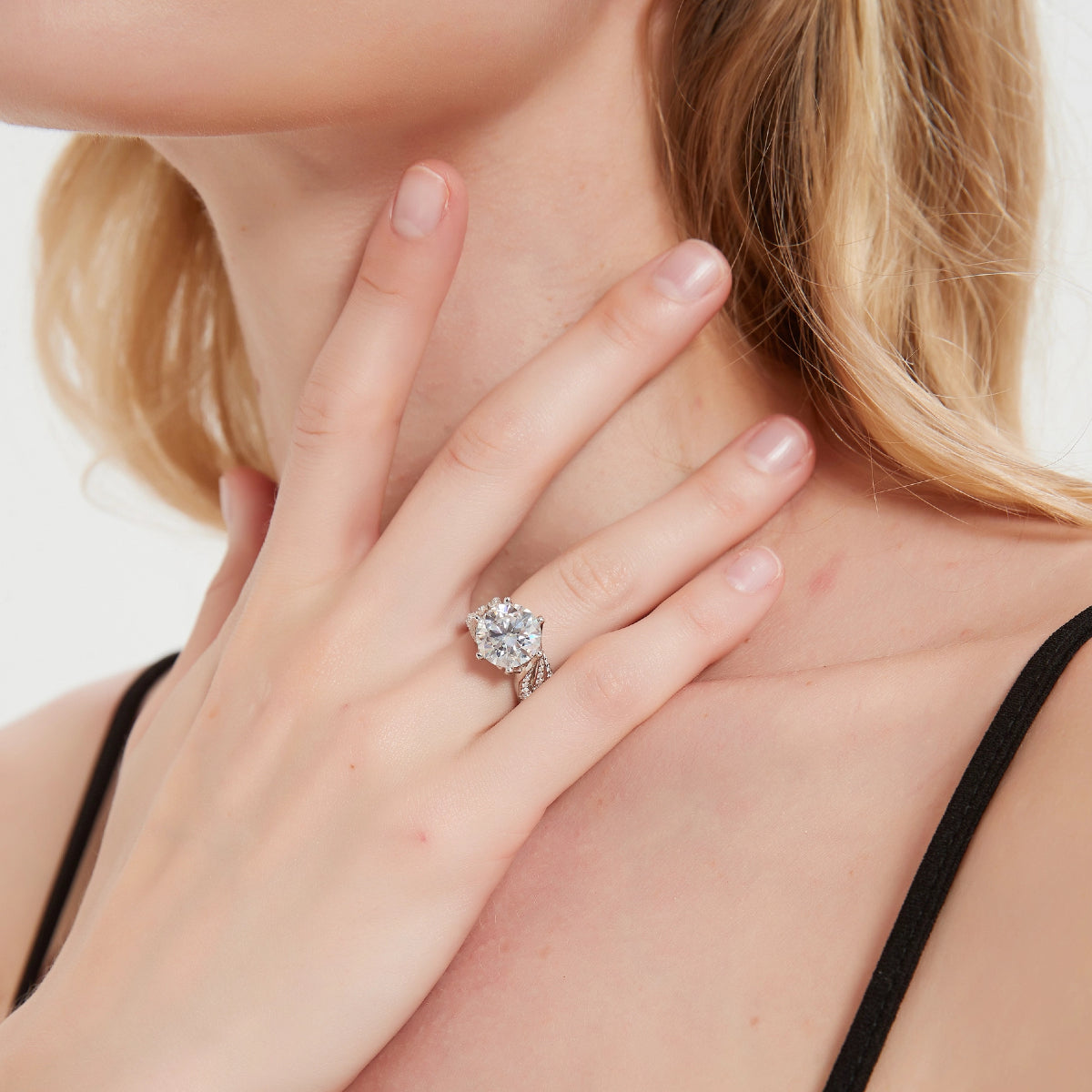 💖(PASKUTINĖ IŠPARDAVIMO DIENA - 80% NUOLAIDA) Magnetologijos moissanito „DIYSTARTM“ deimantinis žiedas 💍-LT