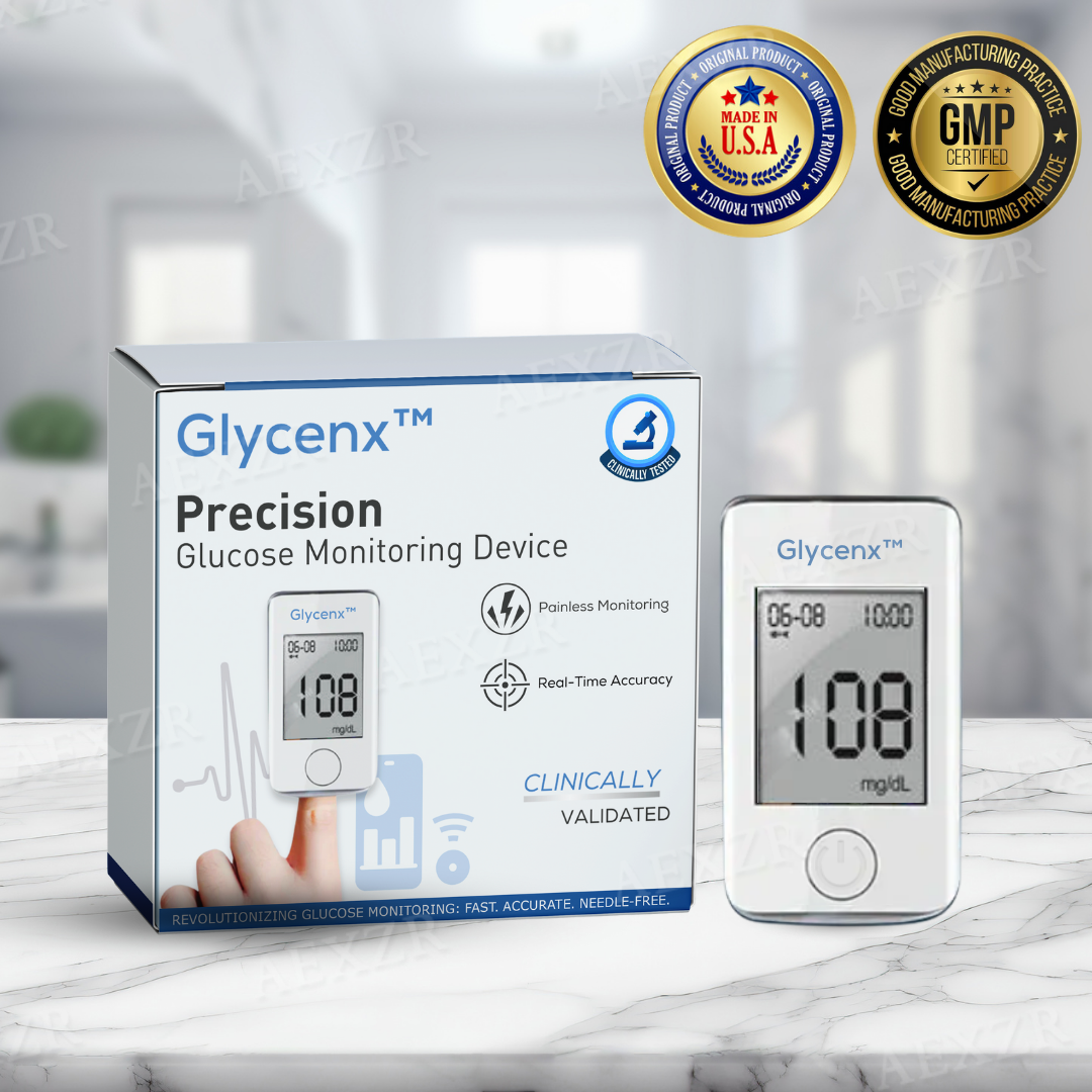 Glycenx TM 💕Dispositivo de monitorización precisa de glucosa-ES