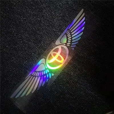 Αυτοκόλλητο αυτοκινήτου με λέιζερ 3D Angel Wings ✧4 τεμάχια✧-GR