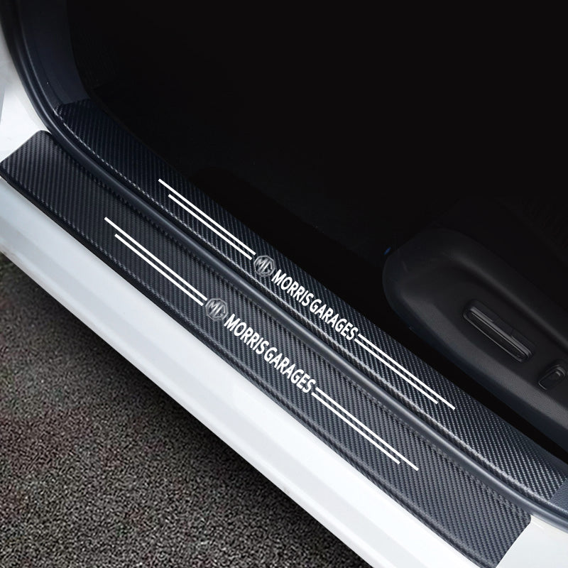 Black Friday ✨50% de descuento ✨Adhesivos de umbral de puerta de coche de carbono✨9 unidades ✨-ES