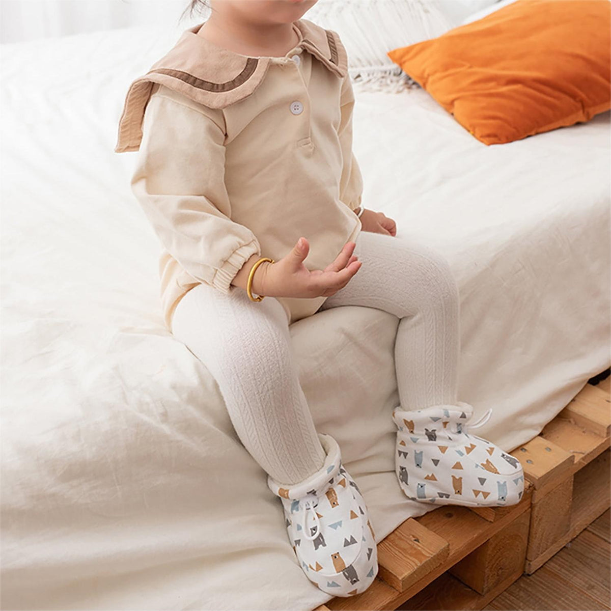 🔥 Ribotą laiką taikoma 50 % nuolaida ❄️ Šilti kailiniai vaikiški batukai 👶💕-LT