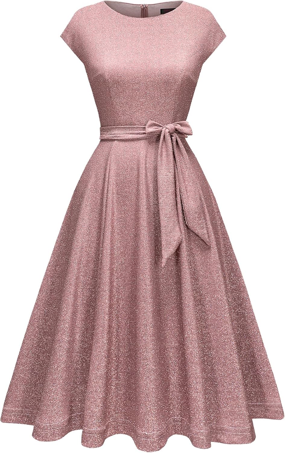 Vestidos de cóctel DRESSTELLS para mujer, vestidos de novia formales, vestidos de fiesta modestos para recepción en la iglesia en 2025-ES