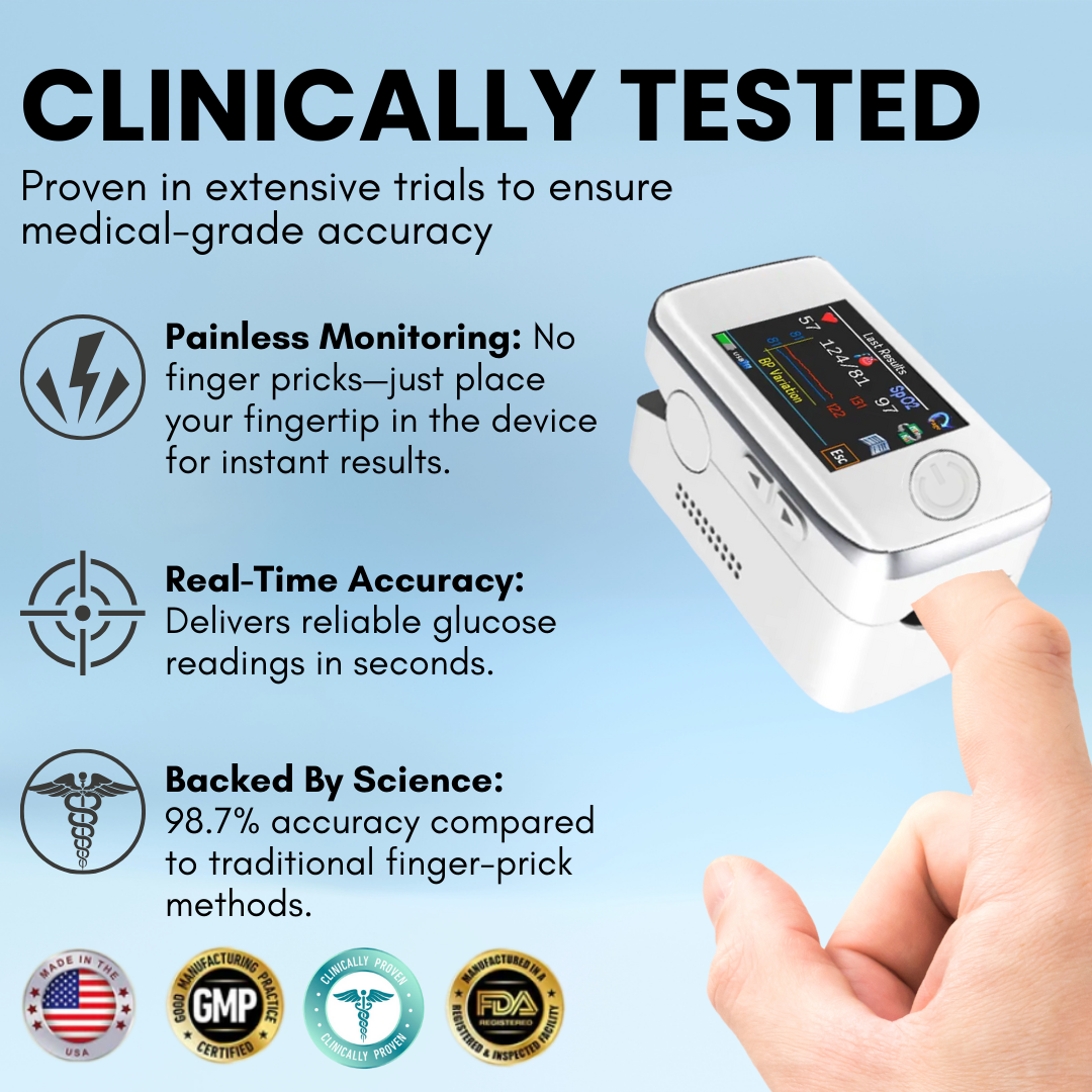 Glycenx TM 💕Dispositivo de monitorización precisa de glucosa-ES