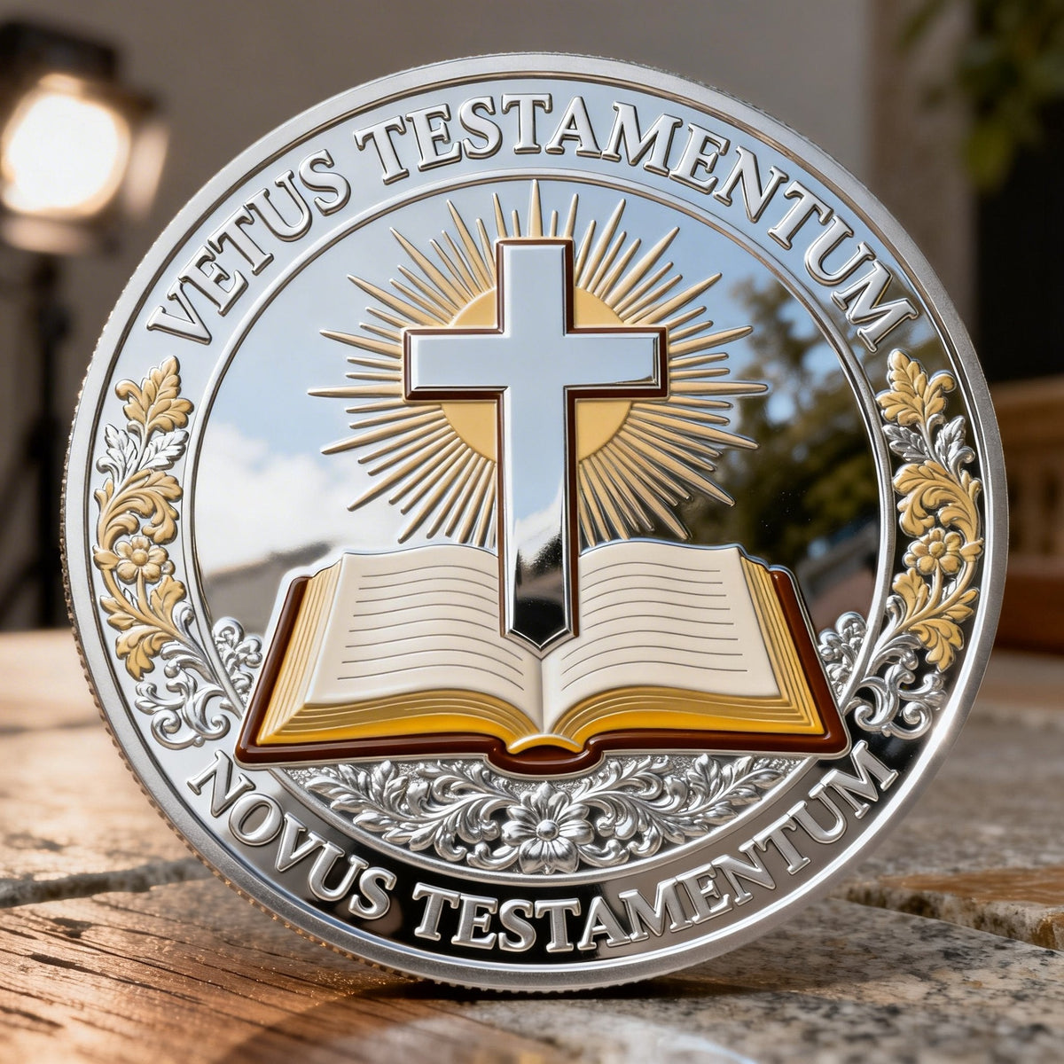 ❤️Paskutinę dieną taikoma 50 % nuolaida – ✝️ Krikščioniška atminimo moneta „Paskutinė vakarienė“-LT