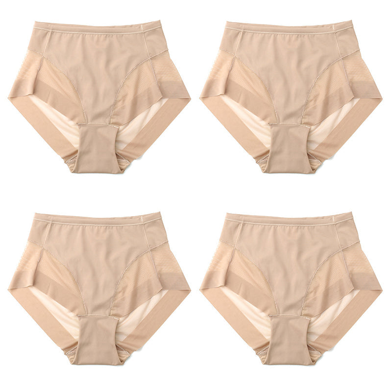 💞 Jää siidist vormivad aluspüksid kõrge vöökohaga👙-EE