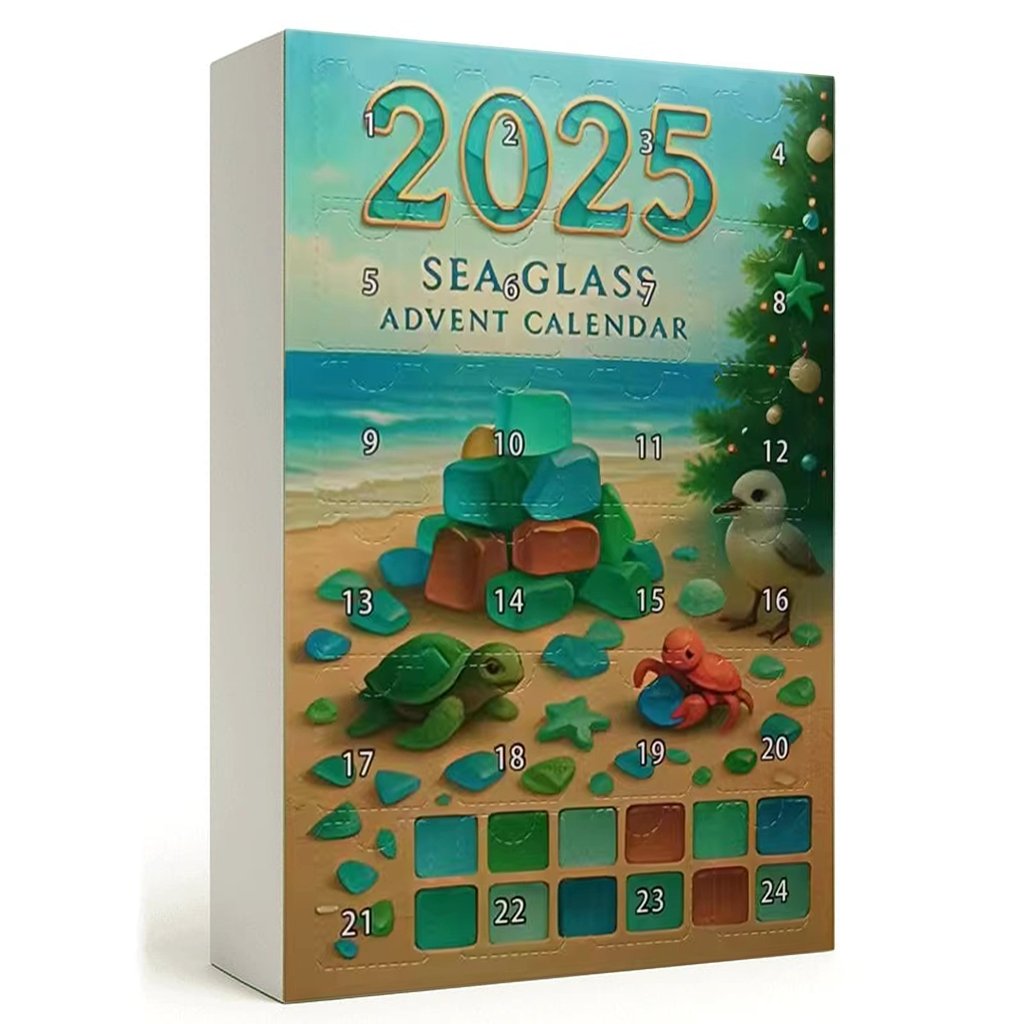 🌊✨Calendario de Adviento acrílico con efecto de árbol de Navidad 🎄❄️-ES