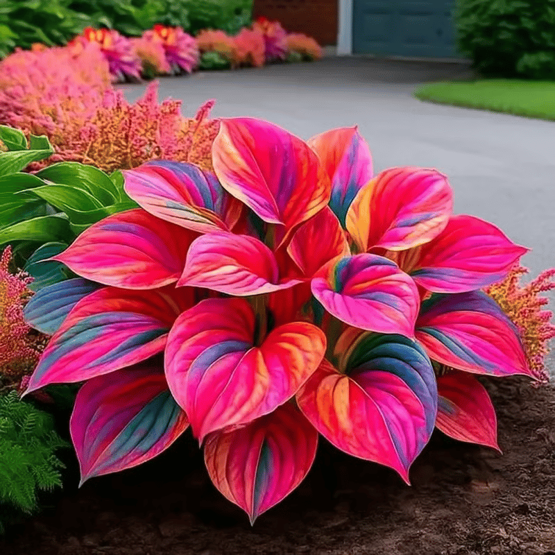 🔥Último día de venta🔥Semillas de hosta premium raras🌿Planta tolerante a la sombra-ES