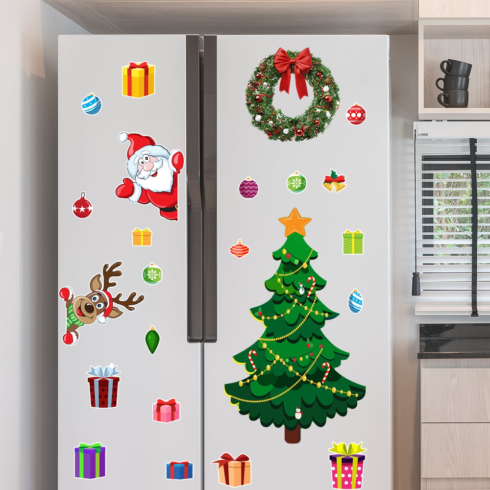 🎁🎅 Kalėdinis magnetinis lipdukas🎄-LT