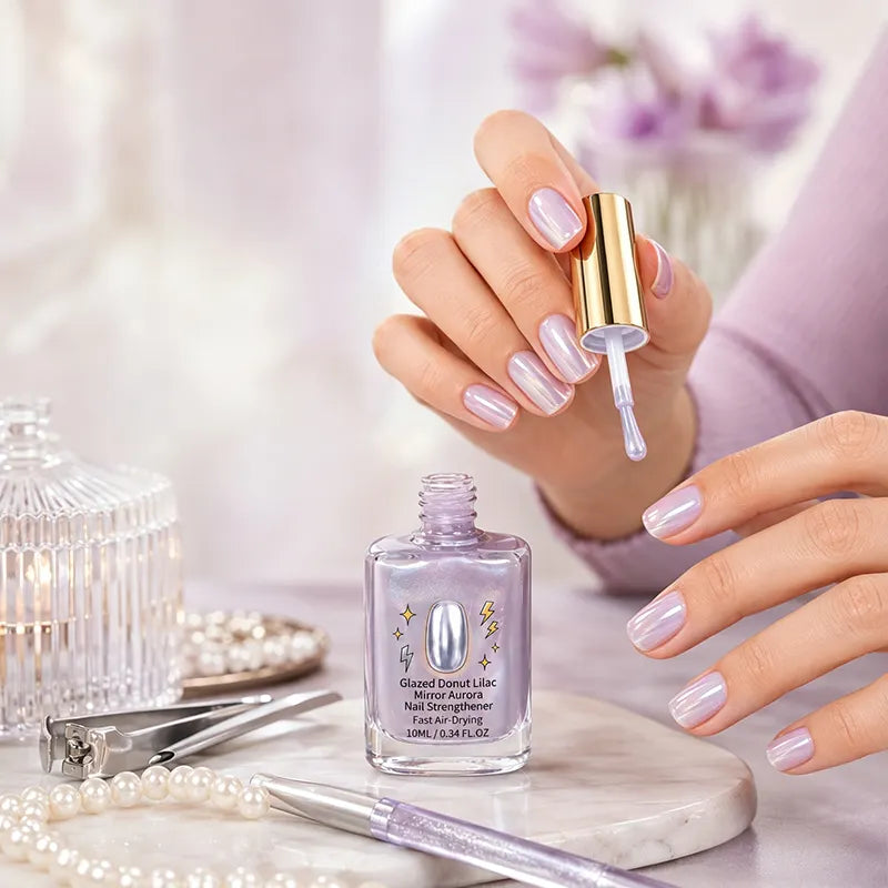 📢📢¡Compra 2 y llévate 1 gratis! ⏰ Acondicionador de uñas con brillo lila