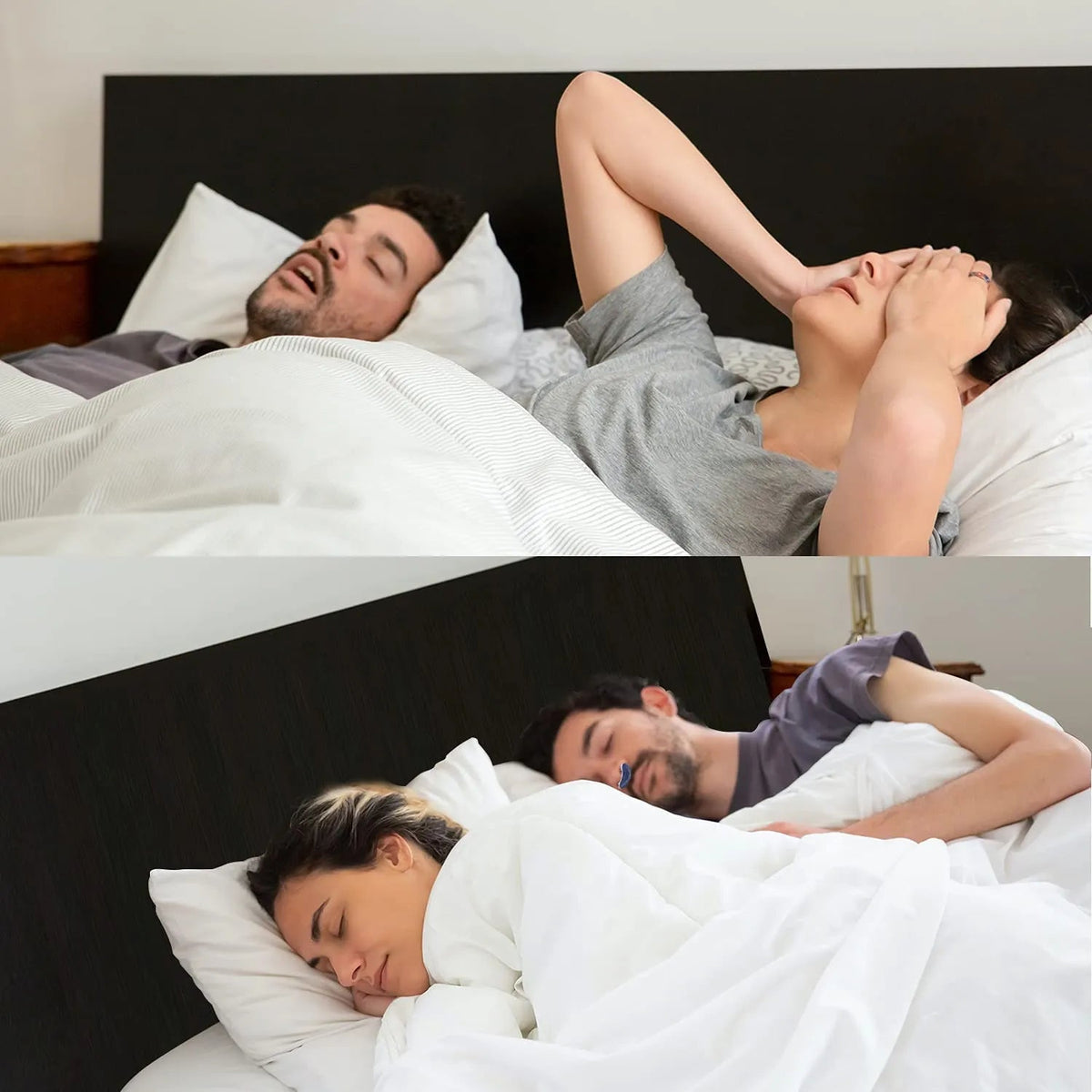 Jauns mini CPAP aparāts bez šļūtenes, bez maskas, pretkrākšanas ventilators-LV