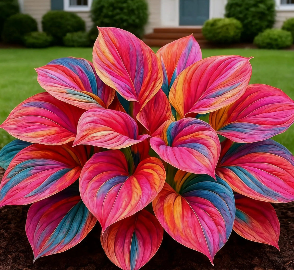 💥Oferta especial 2025 🌌Semillas de Hosta Midnight Blue Heart, una planta perenne que ama la sombra para el jardín-ES