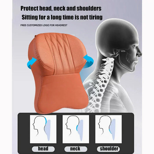 Almohada para reposacabezas de coche, almohada para el cuello-ES