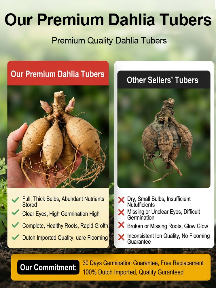 【Base Direct Sales】Four Seasons Blooming Double Dahlia Bulbs-SI