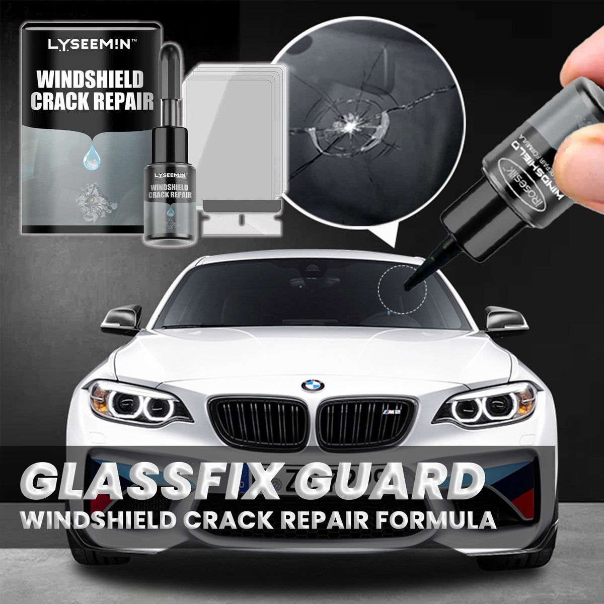 Lyseemin™ GlassFix Guard: Formula za popravak pukotina na vjetrobranskom staklu 2025-HR